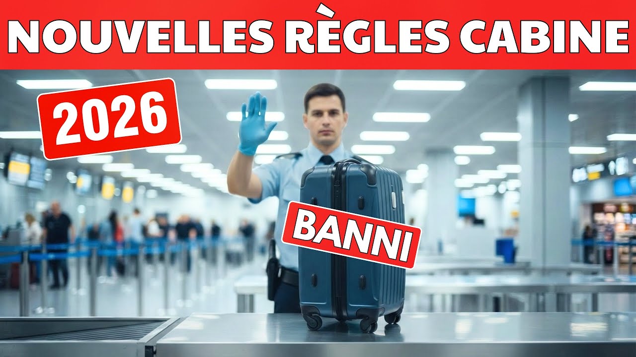 Nouvelles règles pour les bagages cabine en 2026 (Ne vous faites pas piéger par la TSA !)