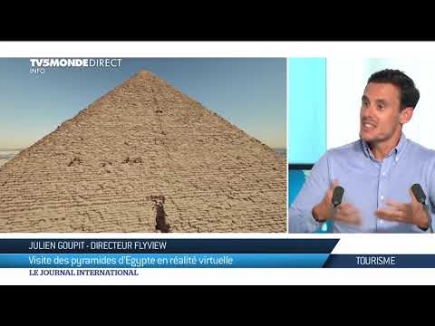 Julien Goupit : visite virtuelle des pyramides d'Egypte
